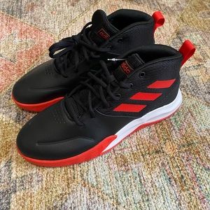 Men’s wide adidas basketball shoes